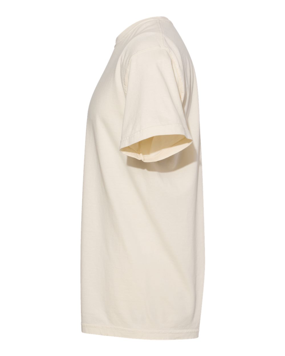 Comfort Colors 1717 Unisex Garment-Dyed Heavyweight T-Shirt - Ivory - Direct Side