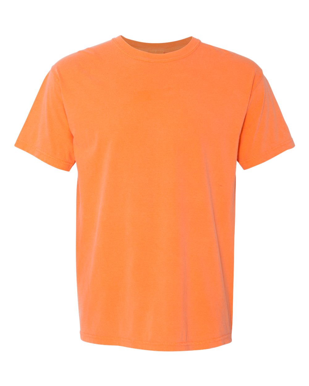 Comfort Colors 1717 Unisex Garment-Dyed Heavyweight T-Shirt - Melon - Front View
