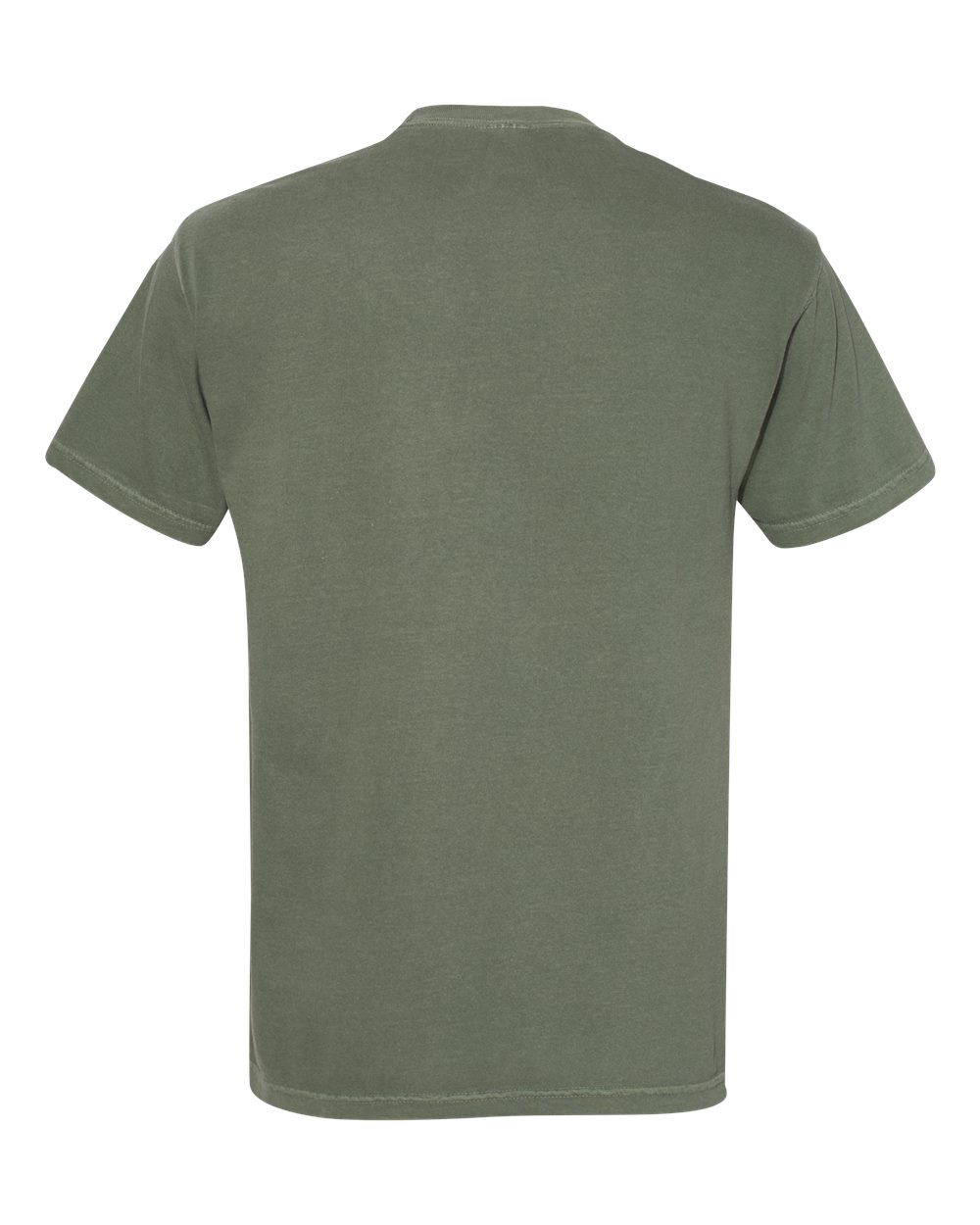 Comfort Colors 1717 Unisex Garment-Dyed Heavyweight T-Shirt - Moss - Back View