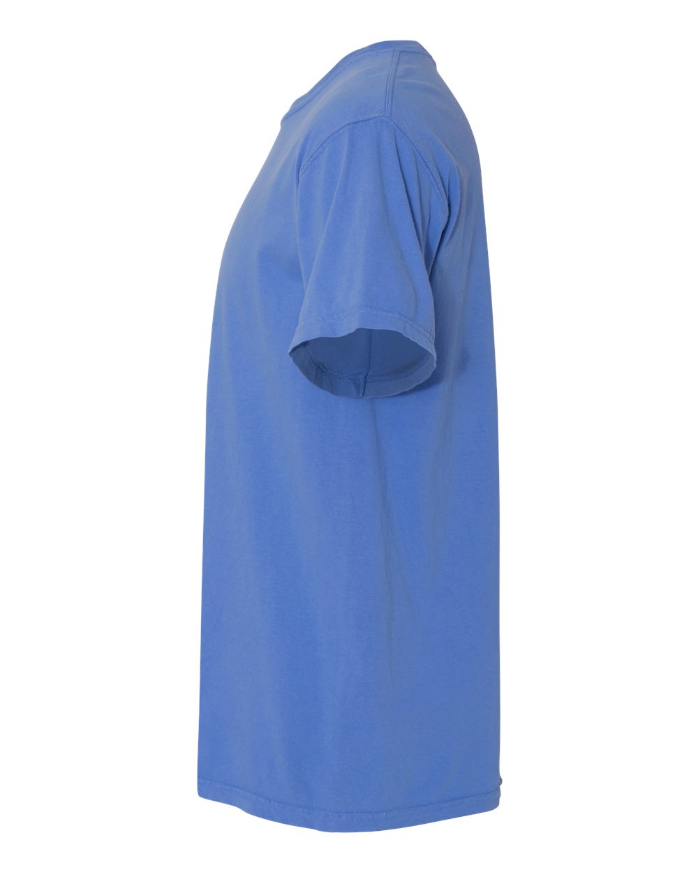 Comfort Colors 1717 Unisex Garment-Dyed Heavyweight T-Shirt - Mystic Blue - Direct Side