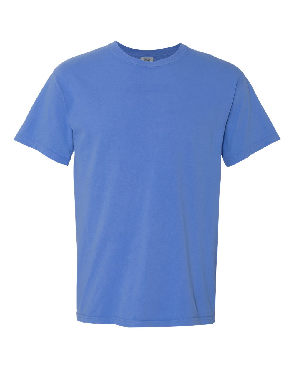 Comfort Colors 1717 Unisex Garment-Dyed Heavyweight T-Shirt - Mystic Blue - Front View