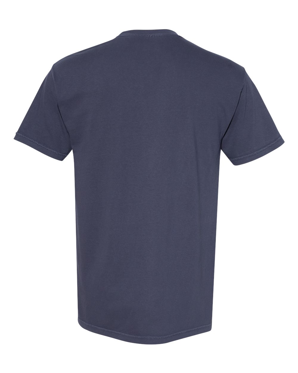 Comfort Colors 1717 Unisex Garment-Dyed Heavyweight T-Shirt - Navy - Back View