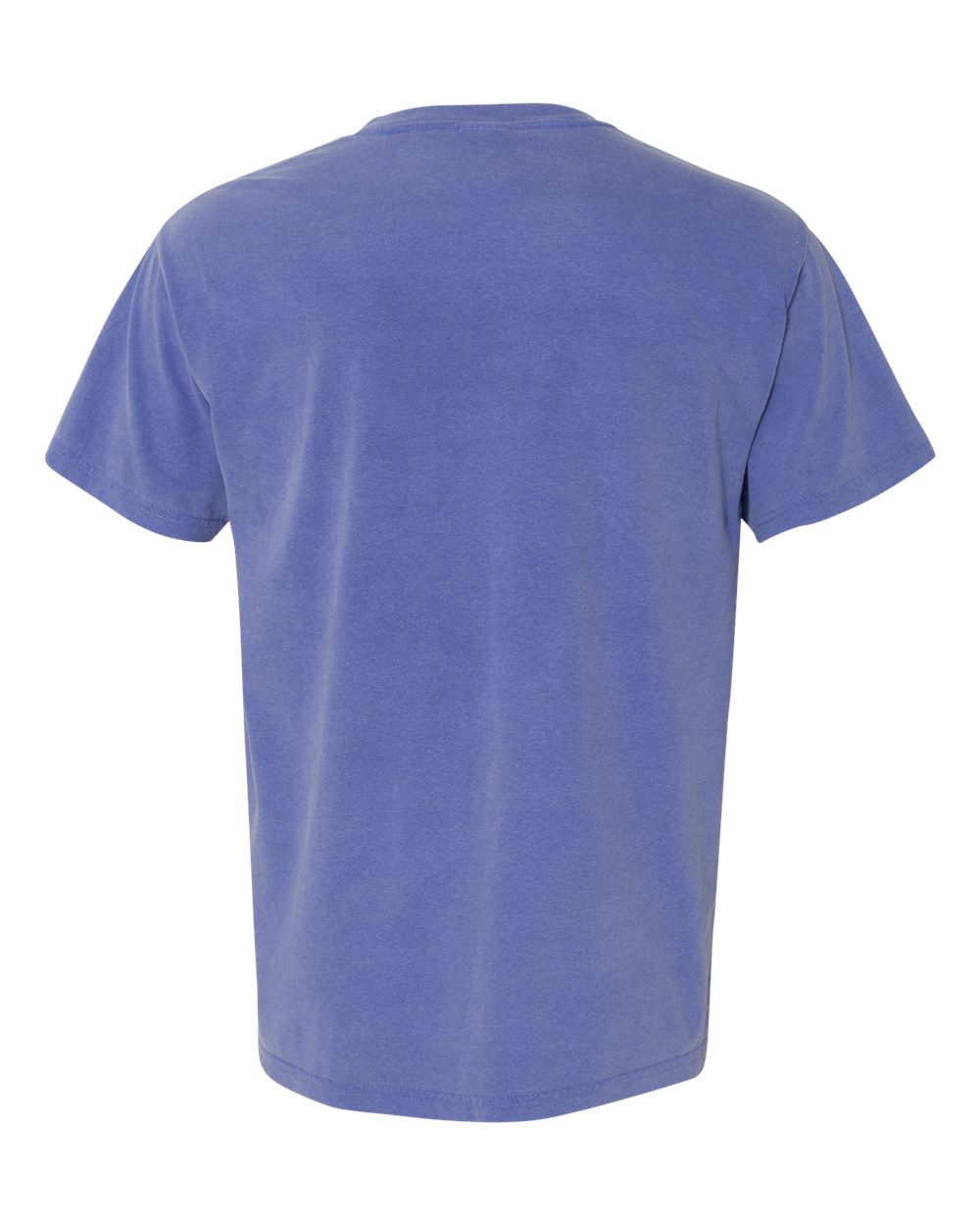 Comfort Colors 1717 Unisex Garment-Dyed Heavyweight T-Shirt - Periwinkle - Back View