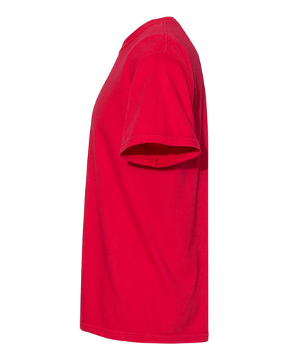 Comfort Colors 1717 Unisex Garment-Dyed Heavyweight T-Shirt - Red - Direct Side