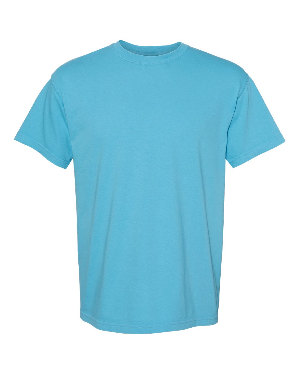 Comfort Colors 1717 Unisex Garment-Dyed Heavyweight T-Shirt - Sapphire - Front View