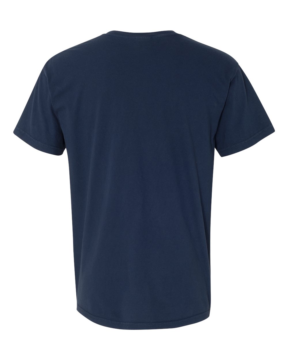 Comfort Colors 1717 Unisex Garment-Dyed Heavyweight T-Shirt - True Navy - Back View