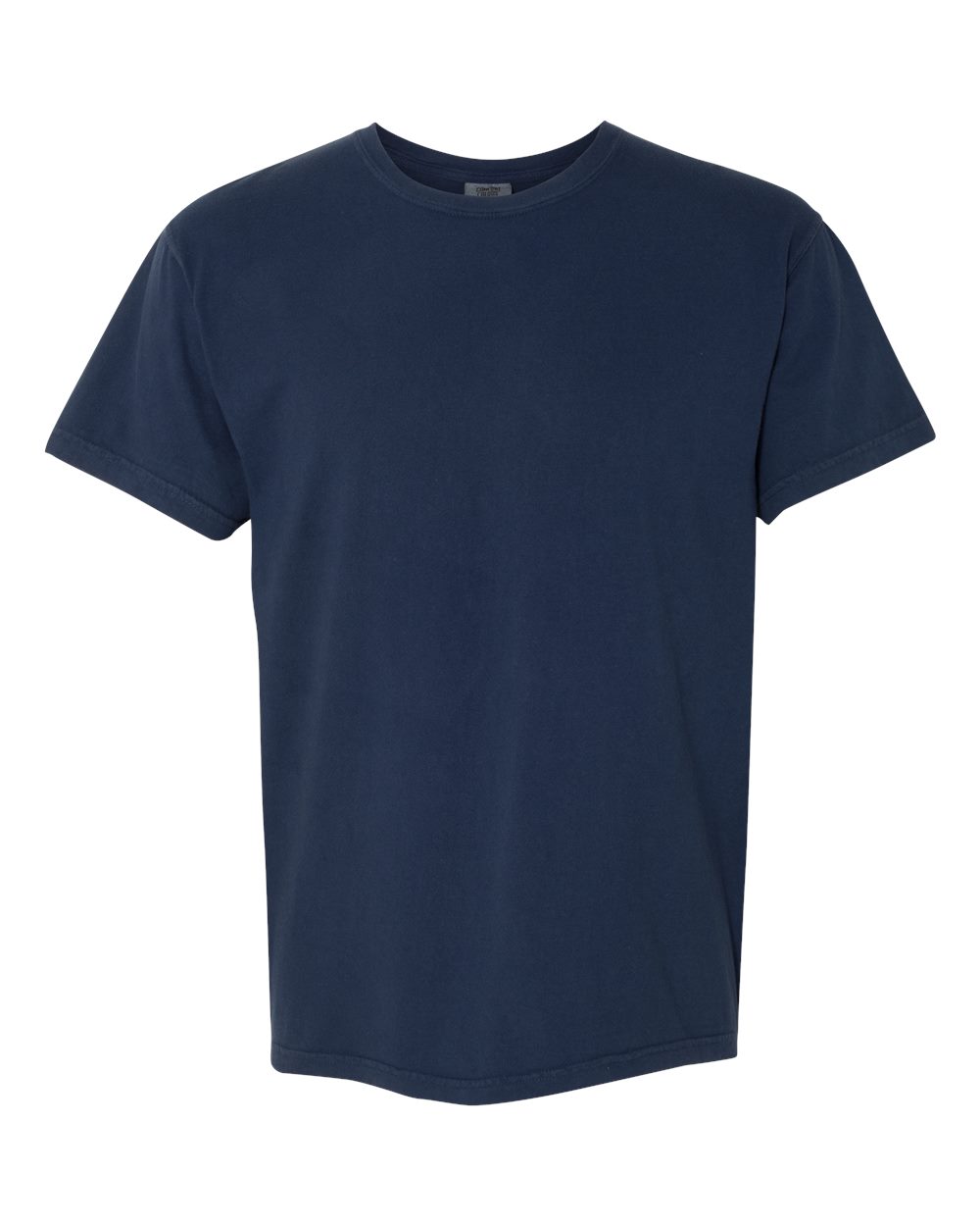 Comfort Colors 1717 Unisex Garment-Dyed Heavyweight T-Shirt - True Navy - Front View