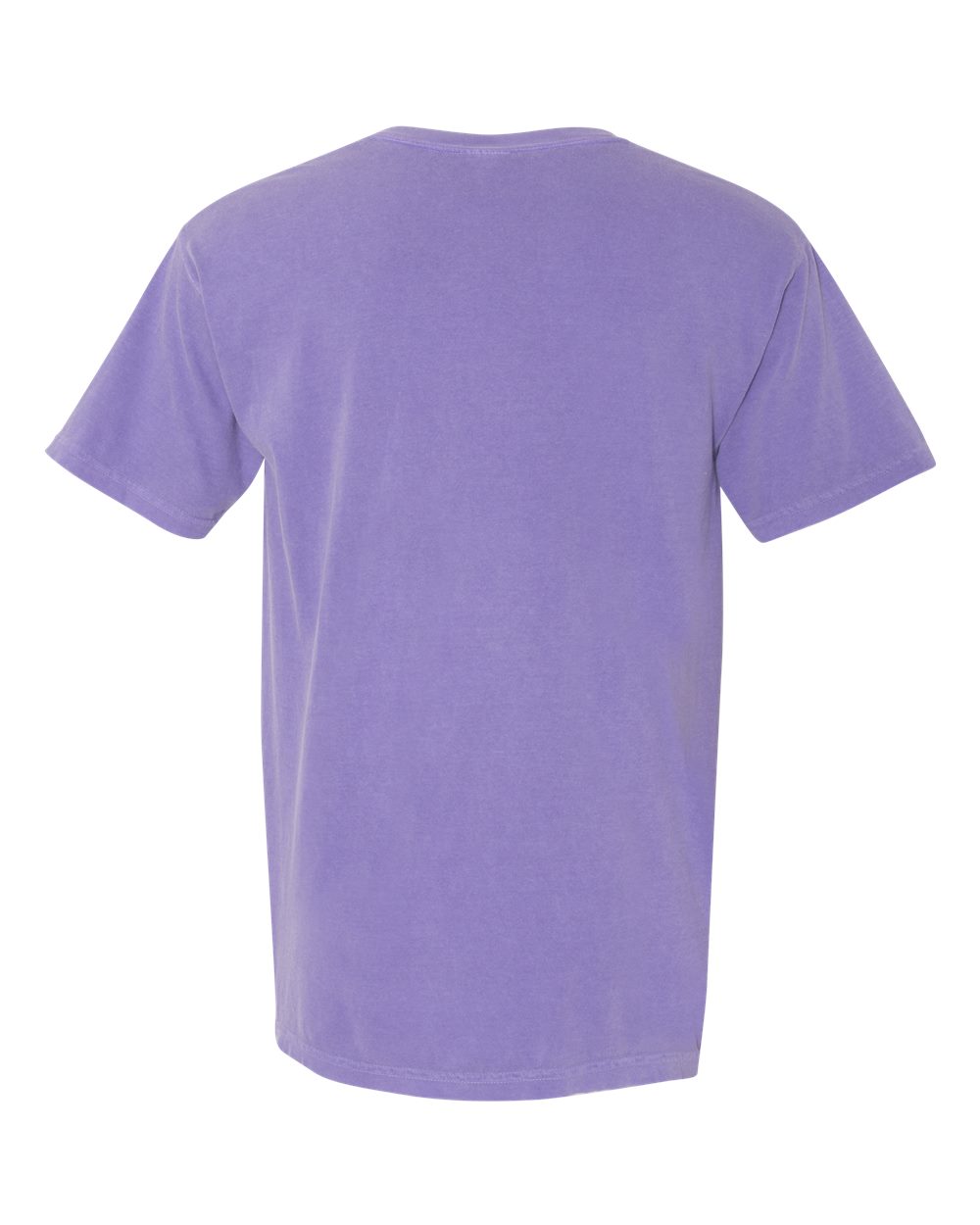Comfort Colors 1717 Unisex Garment-Dyed Heavyweight T-Shirt - Violet - Back View