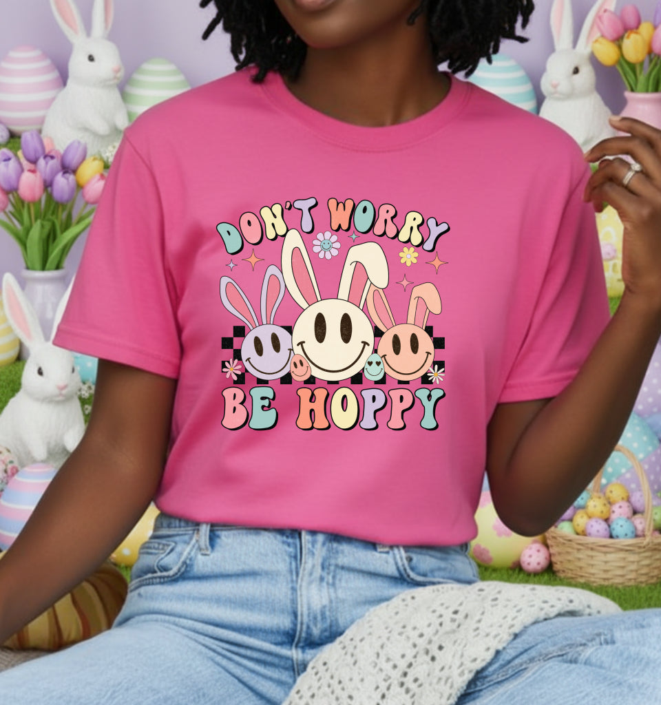 Cute Easter Bunny & Eggs – Easter DTF Transfer
