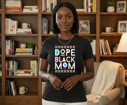 Serene Black Woman Natural Hair – Black History DTF Transfer