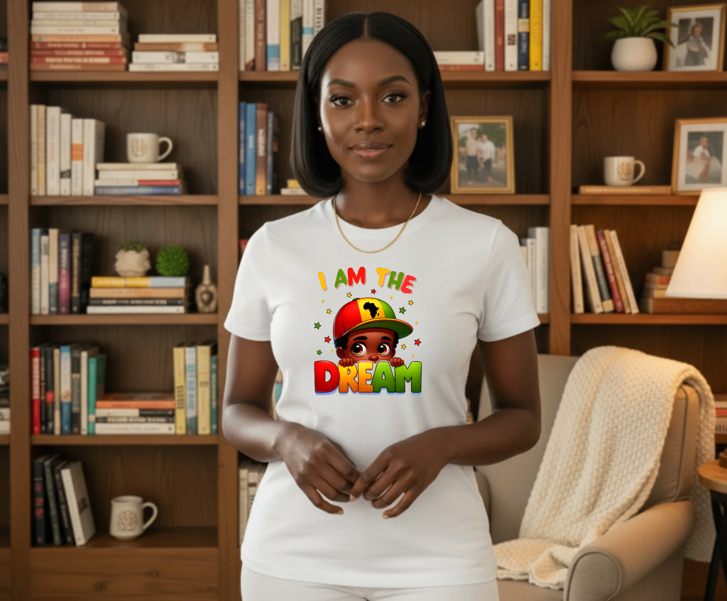 Natural Hair Black Woman Portrait – Black History DTF Transfer