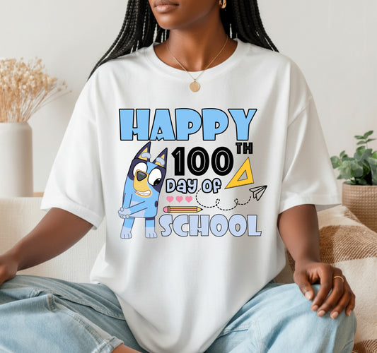 Happy 100th Day of School – 100 Days DTF Transfer