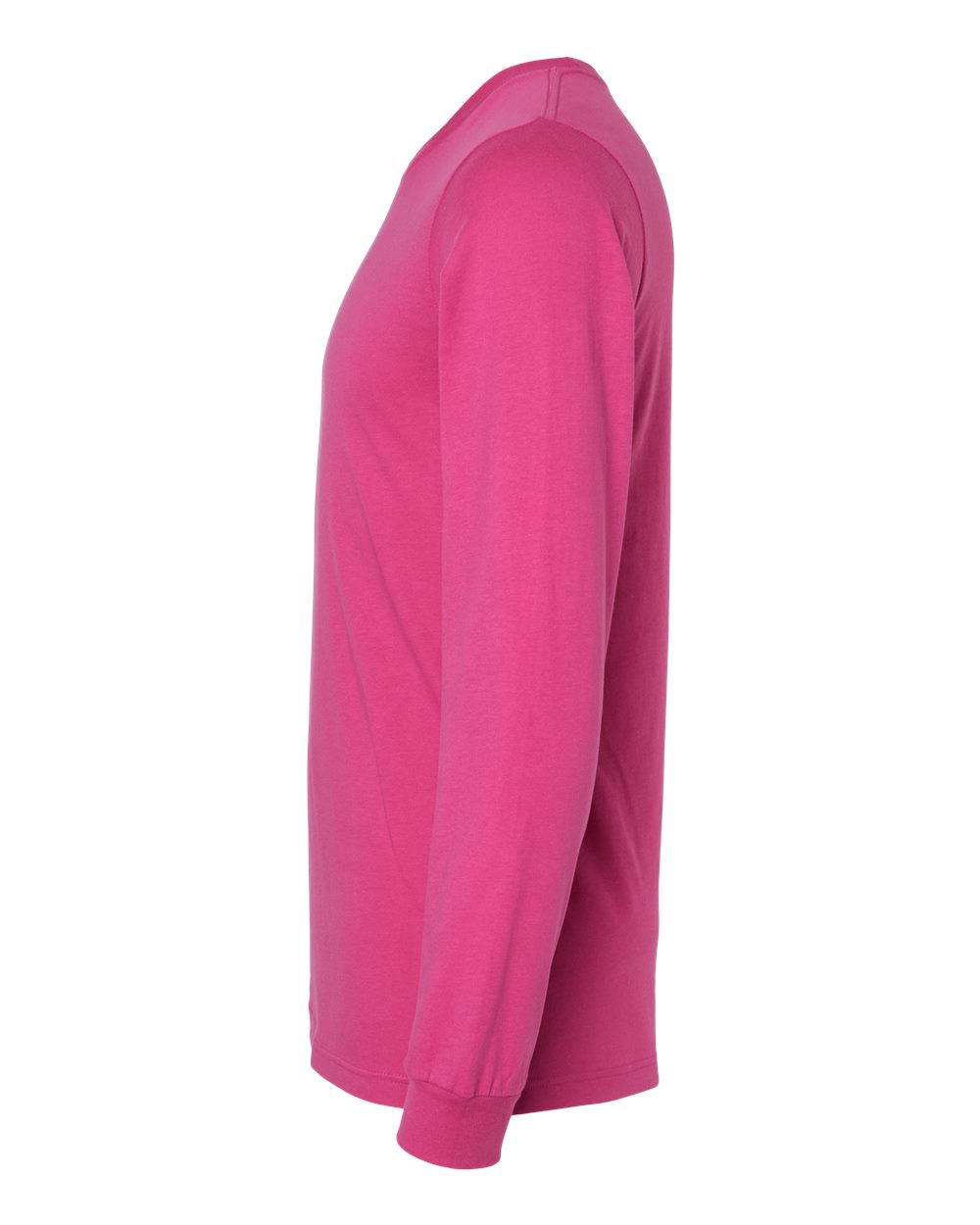 BELLA + CANVAS 3501 Unisex Jersey Long Sleeve Tee - Berry - Direct Side