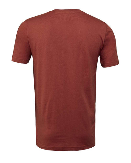 BELLA + CANVAS 3001 Jersey Tee - Rust - Back View