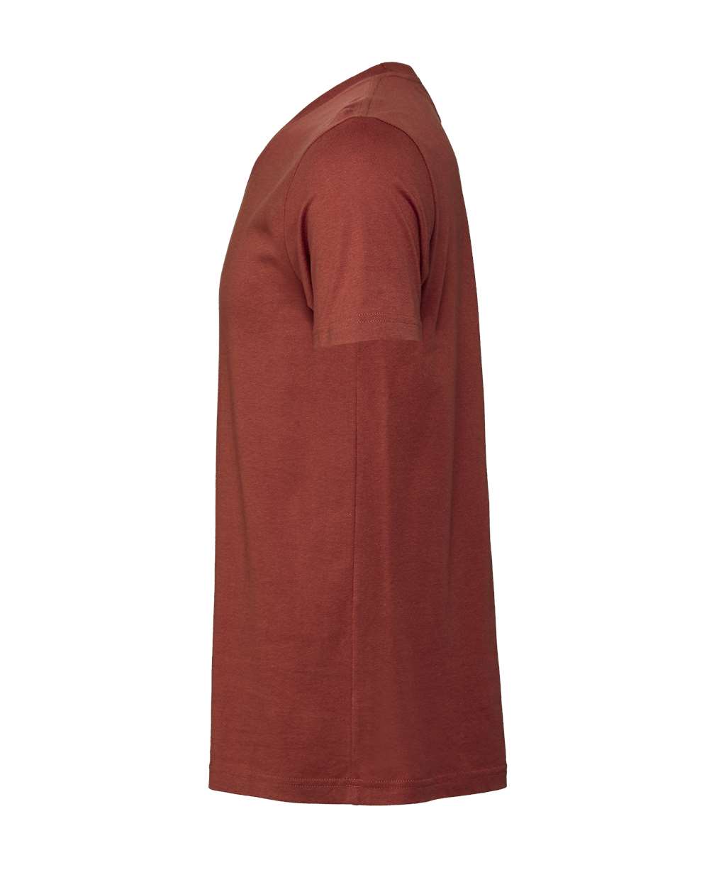 BELLA + CANVAS 3001 Jersey Tee - Rust - Direct Side