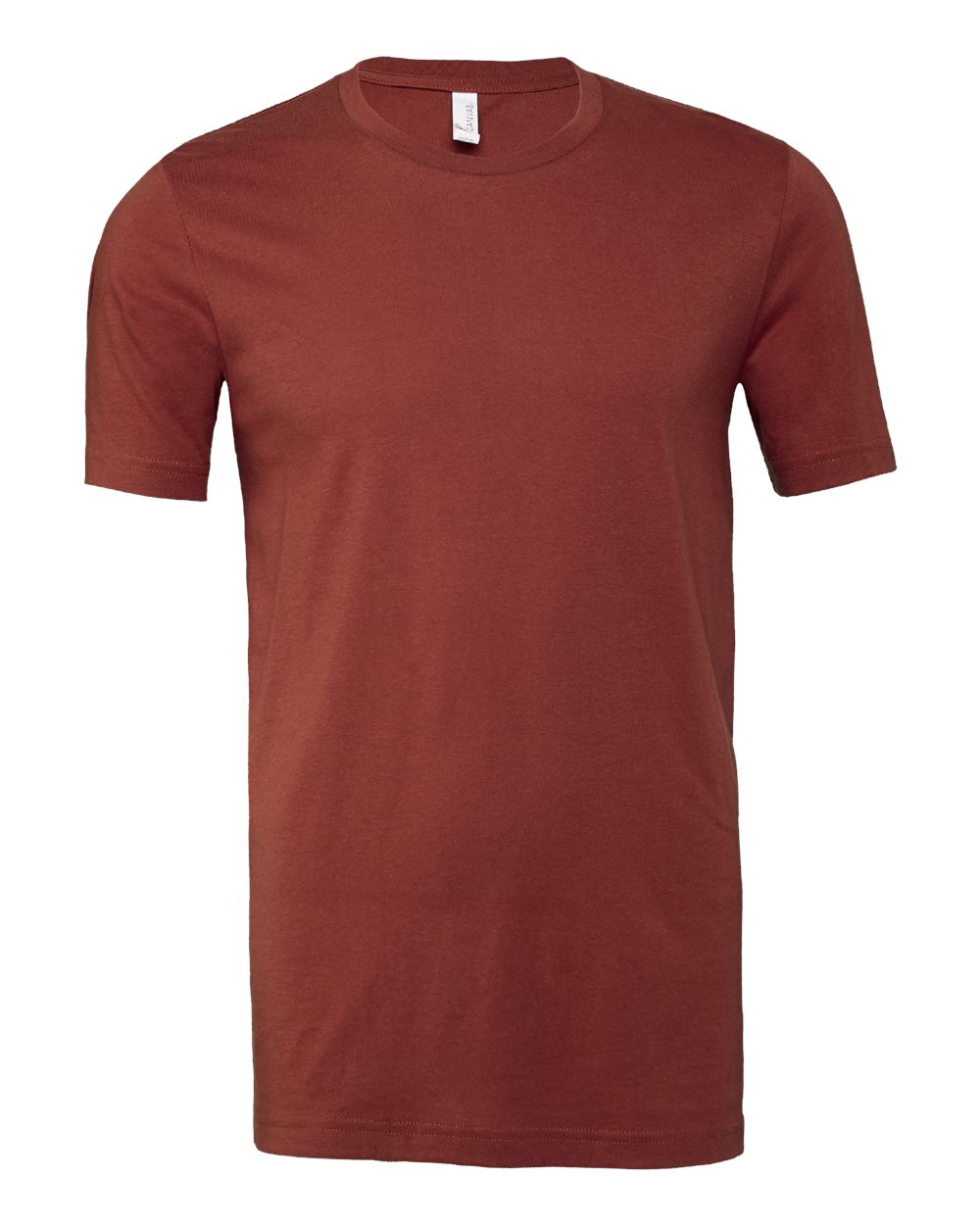 BELLA + CANVAS 3001 Jersey Tee - Rust - Front View