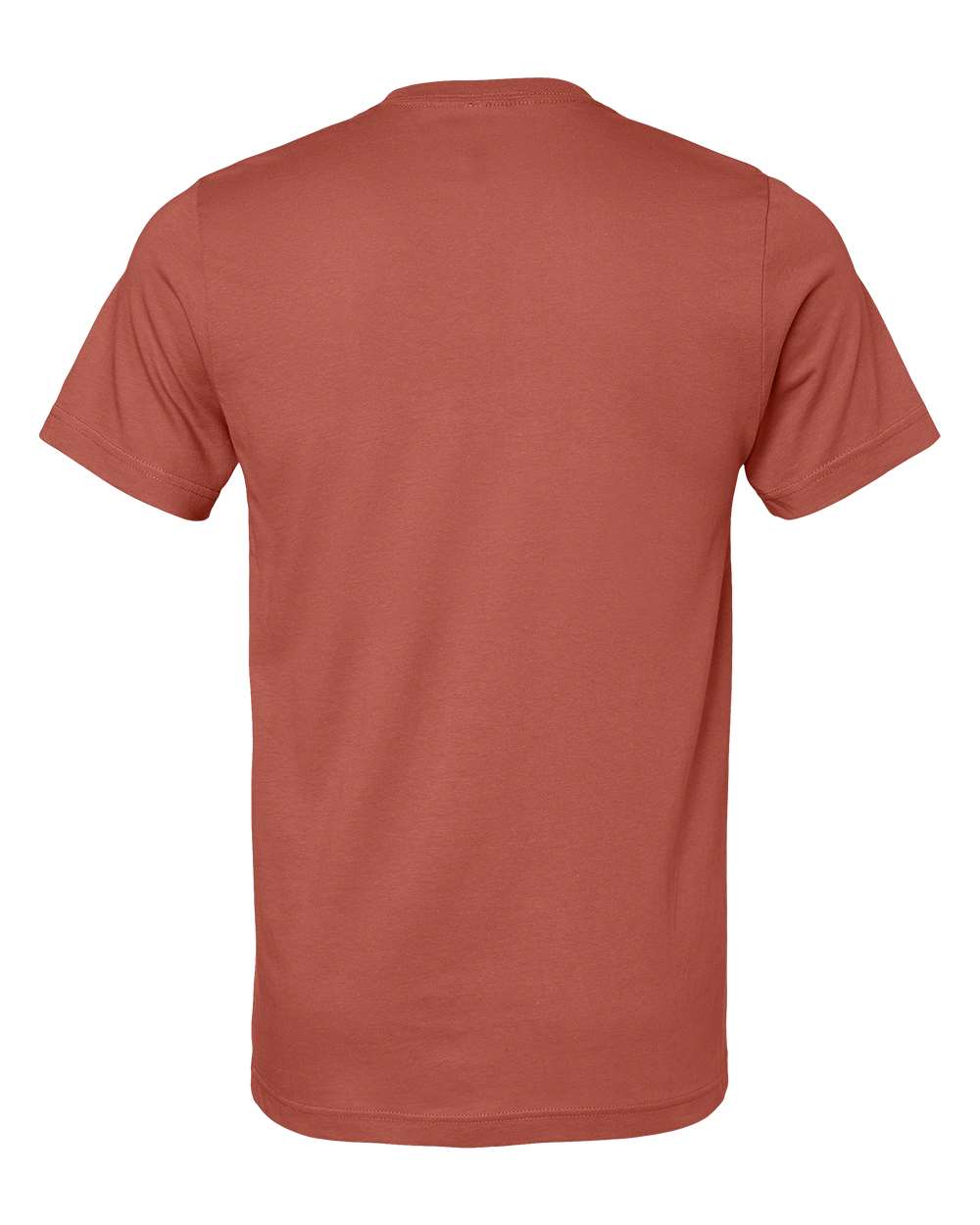 BELLA + CANVAS 3001 Jersey Tee - Clay - Back View