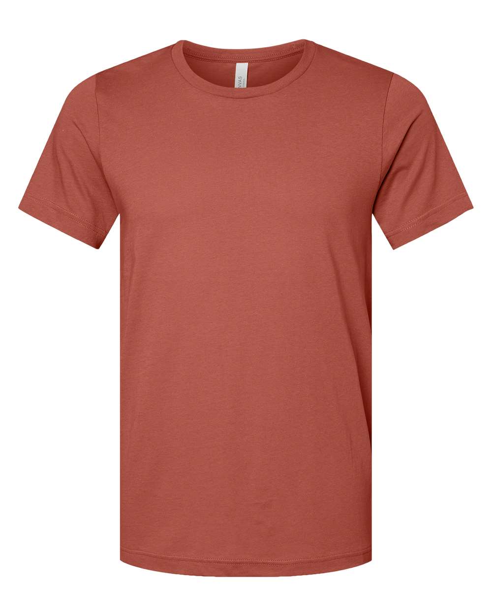 BELLA + CANVAS 3001 Jersey Tee - Clay - Front View