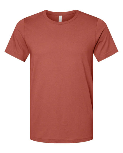 BELLA + CANVAS 3001 Jersey Tee - Clay - Front View