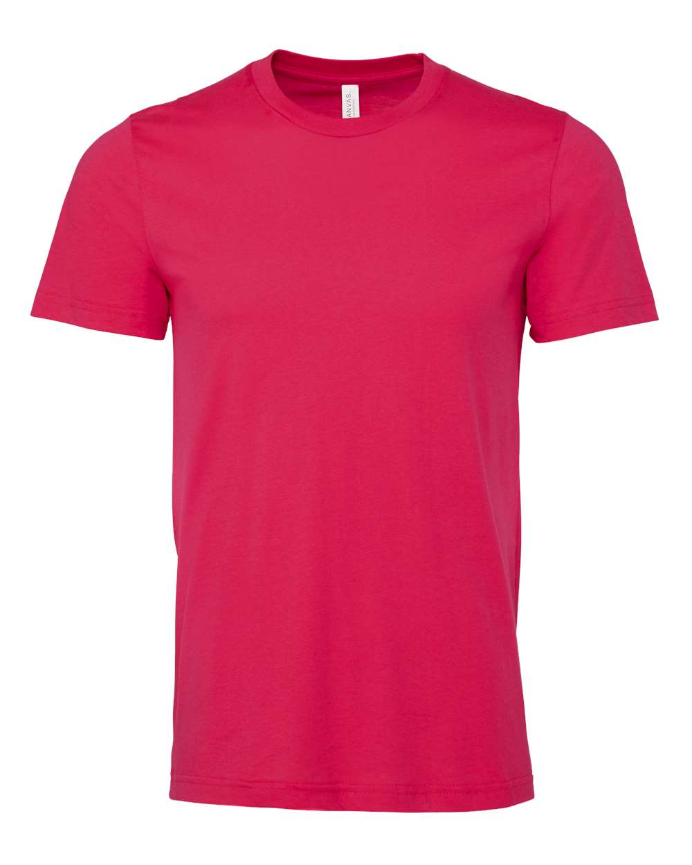 BELLA + CANVAS 3001 Jersey Tee - Fuchsia - Front View