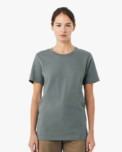 BELLA + CANVAS 3001 Jersey Tee - Blue Storm - On Model Front