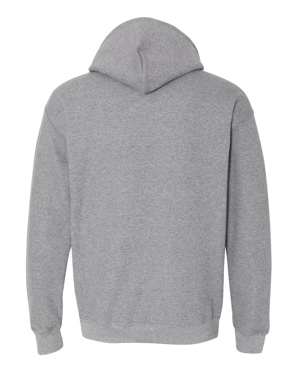 Gildan 18500 Unisex Heavy Blend™ Hooded Sweatshirt - Graphite Heather - Back View
