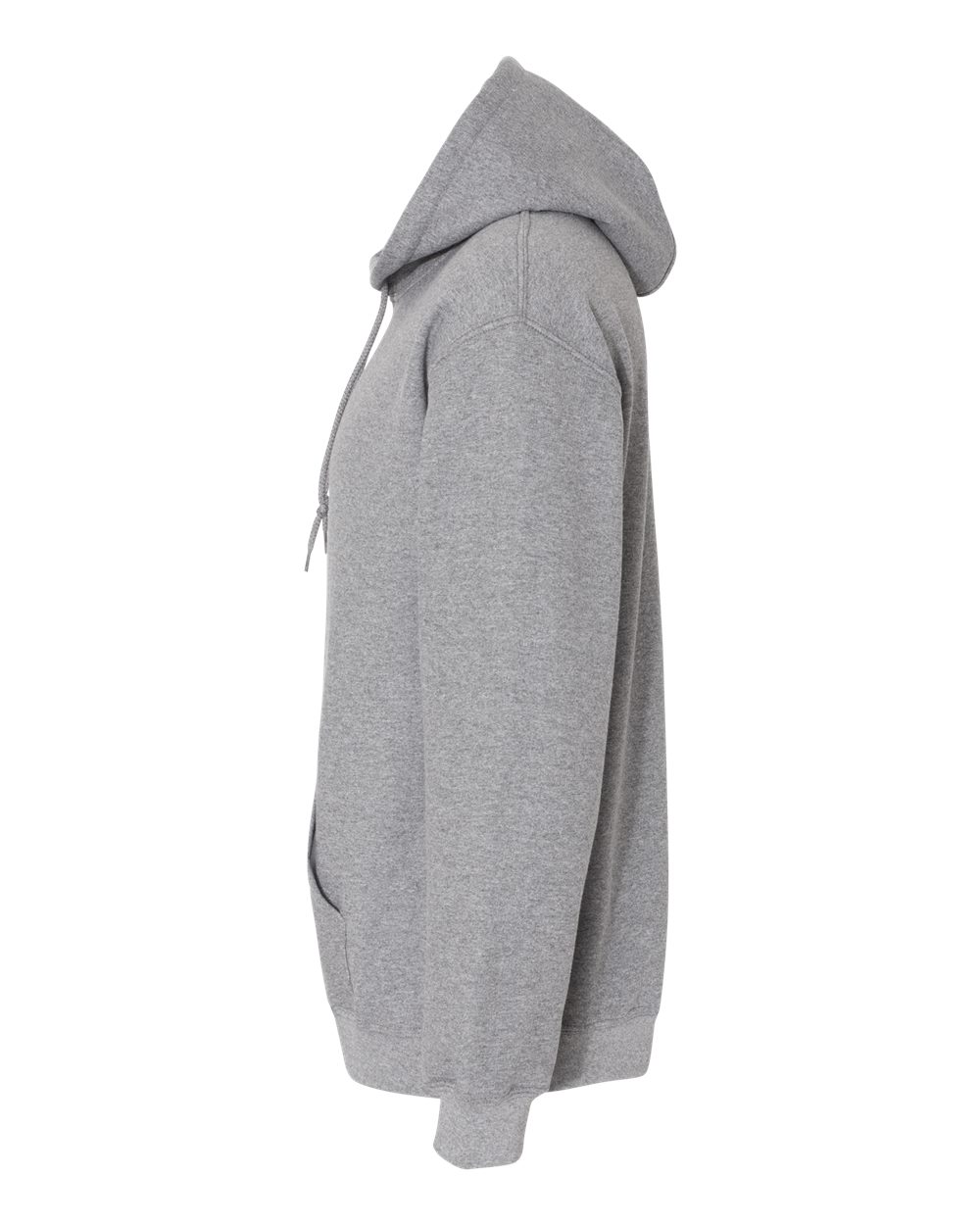 Gildan 18500 Unisex Heavy Blend™ Hooded Sweatshirt - Graphite Heather - Direct Side