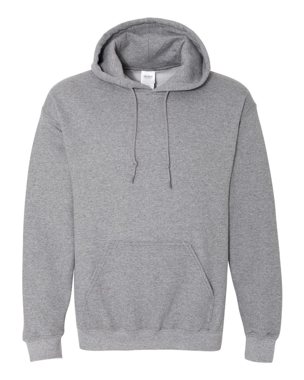 Gildan 18500 Unisex Heavy Blend™ Hooded Sweatshirt - Graphite Heather - Front View