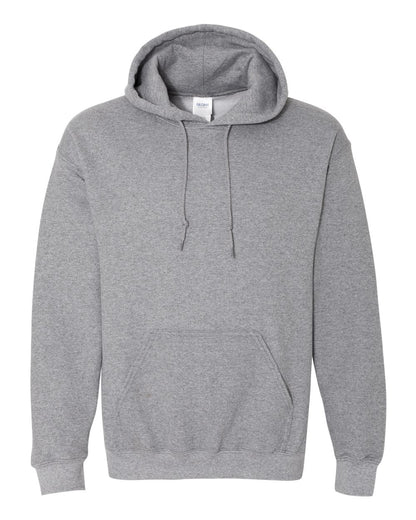 Gildan 18500 Unisex Heavy Blend™ Hooded Sweatshirt - Graphite Heather - Front View