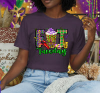 Fat Tuesday Mardi Gras – DTF Transfer