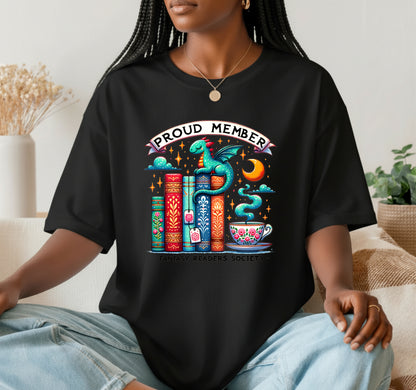 Fantasy Readers Society Proud Member – Book Lover DTF Transfer