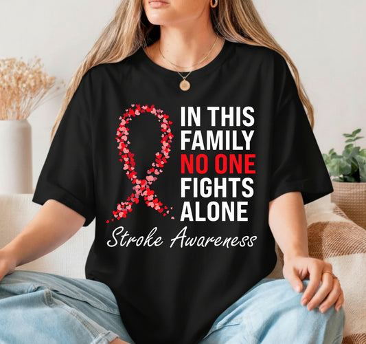 Stroke Survivor Stroke Awareness – Health Awareness DTF Transfer