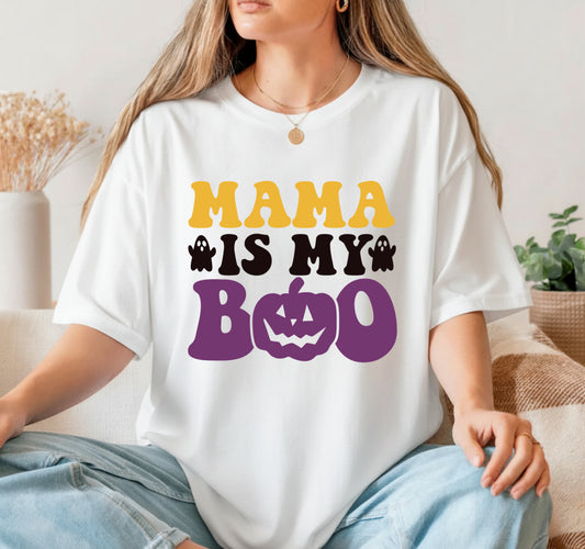 Mama Is My Boo Ghost – Halloween DTF Transfer