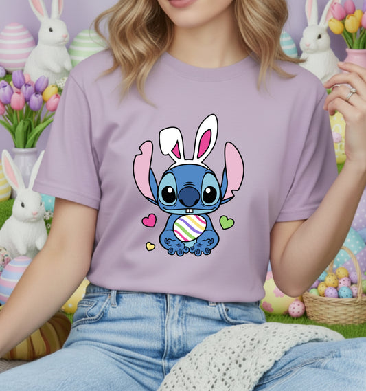 Happy Easter Floral Bunny – Easter DTF Transfer