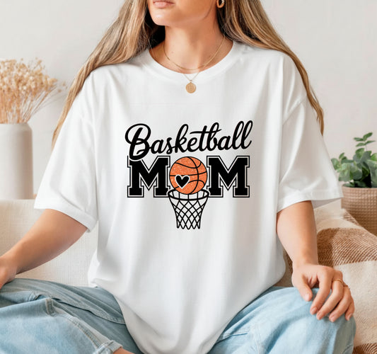 BASKETBALL Flaming Ball – Sports DTF Transfer