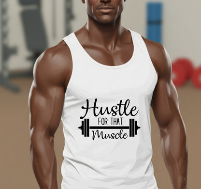 Hustle for that Muscle – Gym DTF Transfer