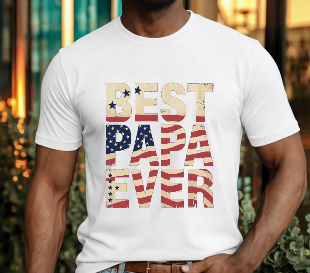 USA EST. 1776 Distressed Flag – Patriotic DTF Transfer