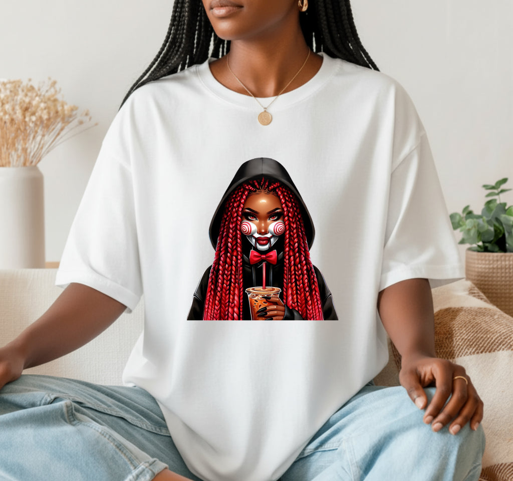 Spooky Clown Face – Halloween DTF Transfer