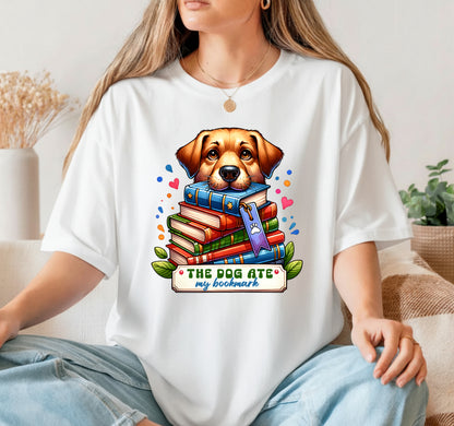 THE DOG ATE MY BOOKMARK. – Book Lover DTF Transfer