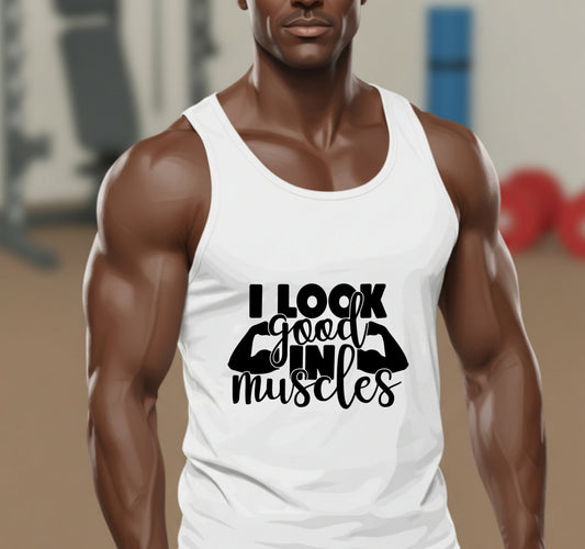 I'M JUST HERE FOR THE GAINS – Gym DTF Transfer