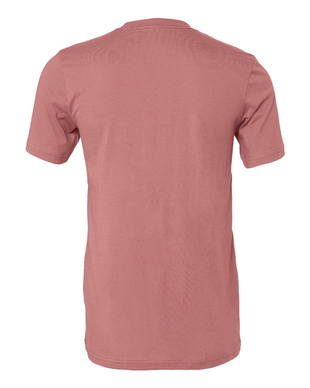 BELLA + CANVAS 3001 Jersey Tee - Mauve - Back View