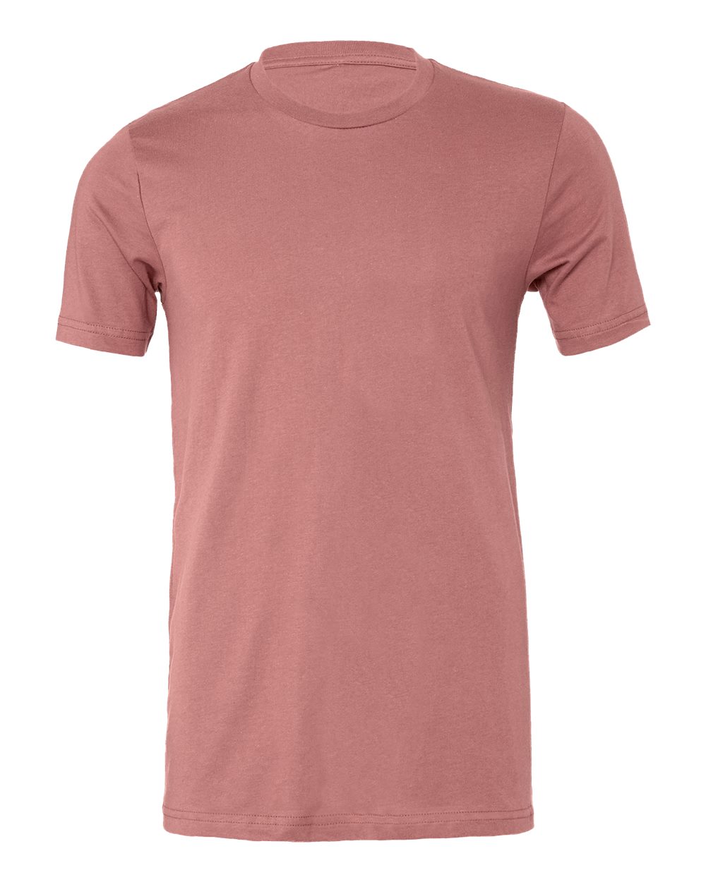 BELLA + CANVAS 3001 Jersey Tee - Mauve - Front View