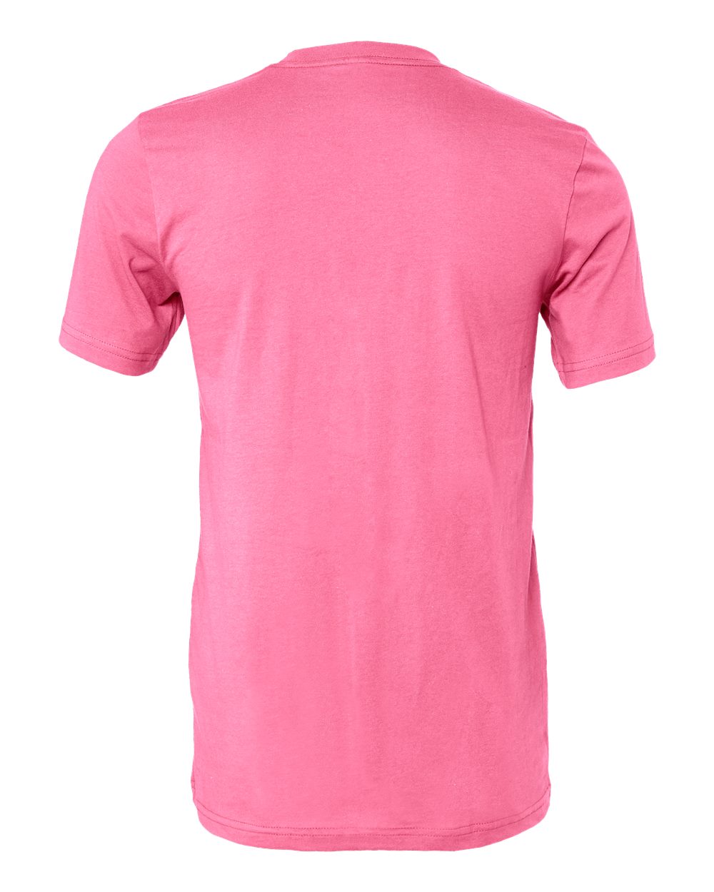 BELLA + CANVAS 3001 Jersey Tee - Charity Pink - Back View