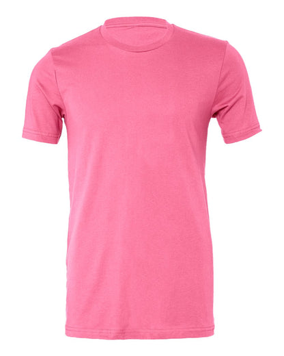 BELLA + CANVAS 3001 Jersey Tee - Charity Pink - Front View