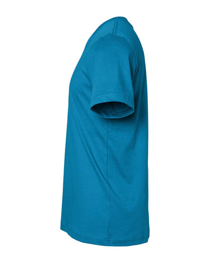 BELLA + CANVAS 3001 Jersey Tee - Electric Blue - Direct Side