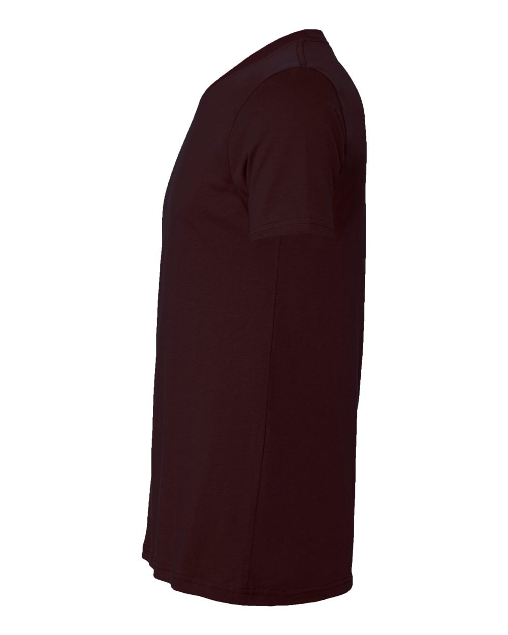 BELLA + CANVAS 3001 Jersey Tee - Oxblood Black - Direct Side