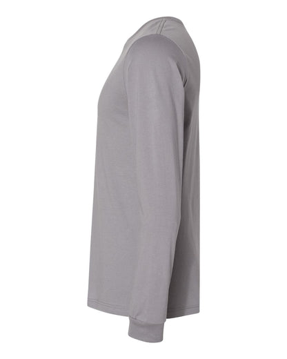 BELLA + CANVAS 3501 Unisex Jersey Long Sleeve Tee - Storm - Direct Side