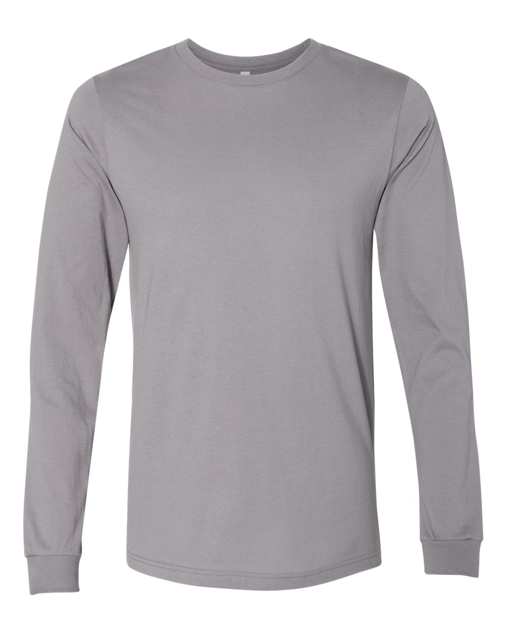 BELLA + CANVAS 3501 Unisex Jersey Long Sleeve Tee - Storm - Front View