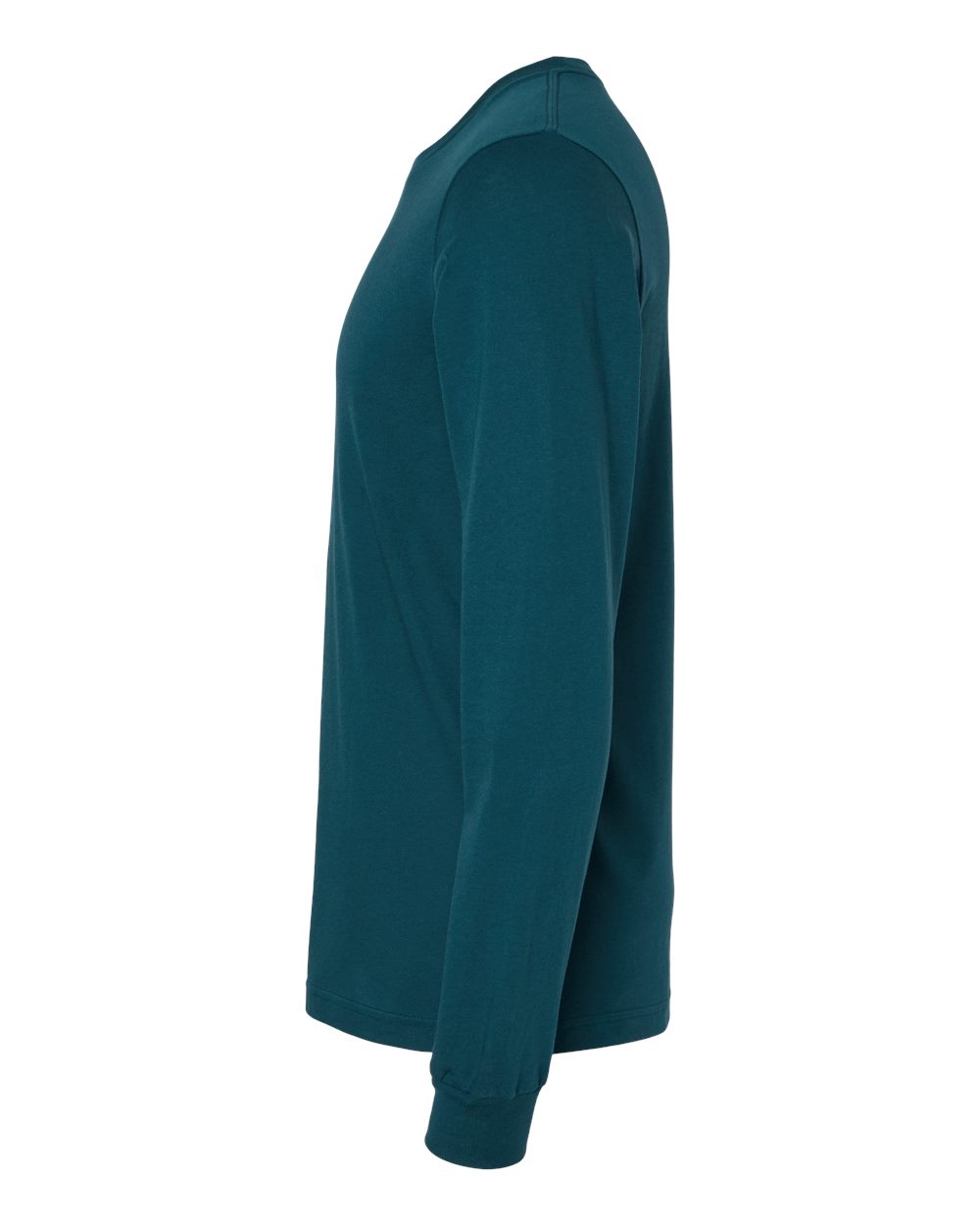 BELLA + CANVAS 3501 Unisex Jersey Long Sleeve Tee - Atlantic - Direct Side