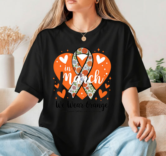 In March We Wear Orange Developmental Disability Awareness – DTF Transfer